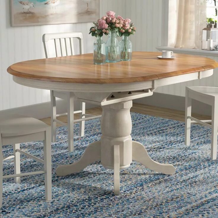 Кухонные обеденные столы фото Florentia Extendable Dining Table Renovação de móveis, Estilo de decoração prove