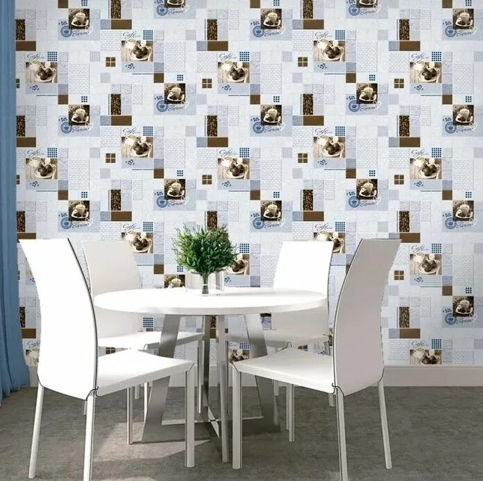 Кухонные обои для стен фото Обои кухонный винил на бумаге Саратовские В666-01 0,53х10м купить в Екатеринбург