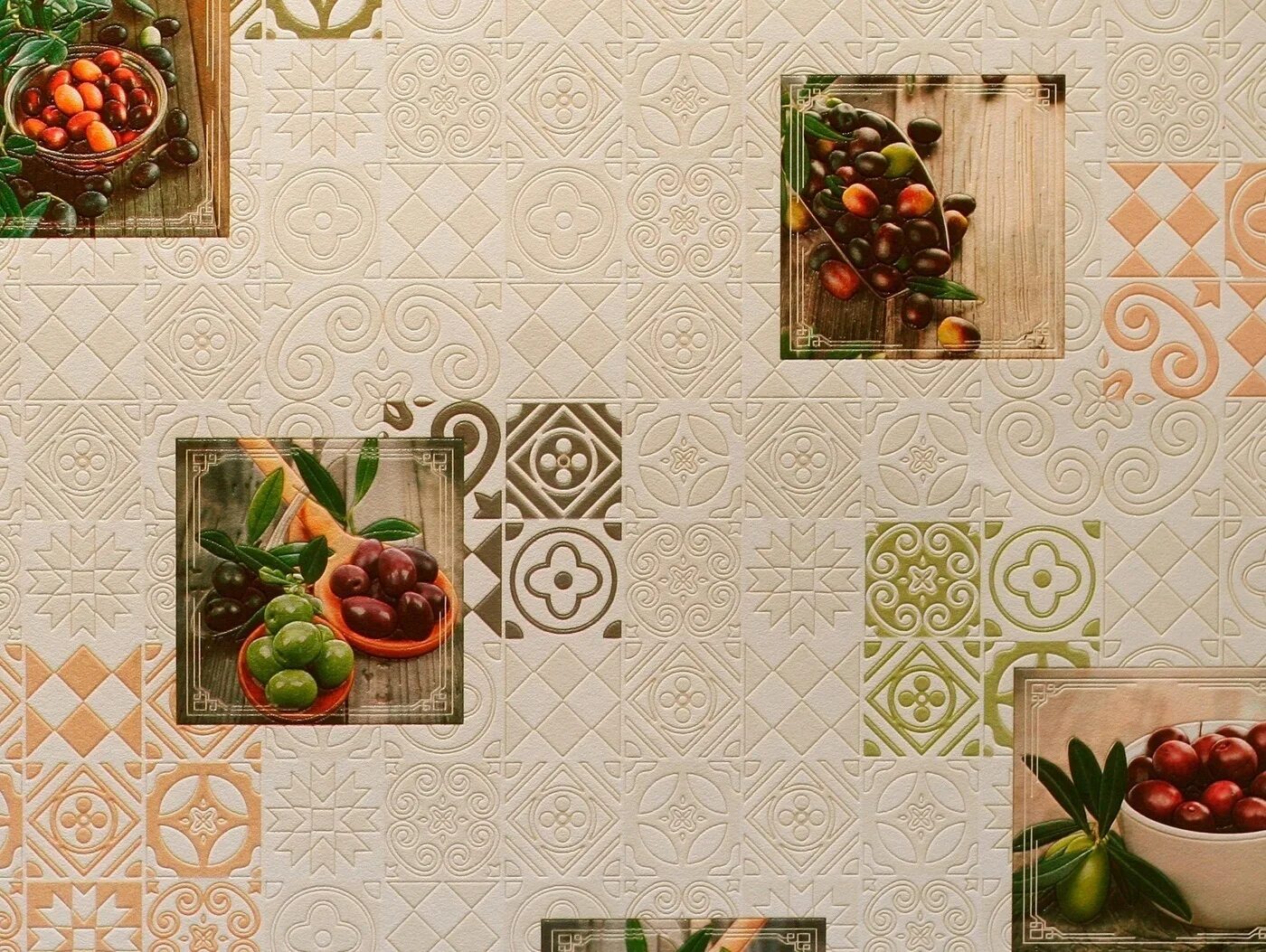 Кухонные обои для стен фото Обои Винил на Бумаге Элизиум 0,53*10м, Корфу 900305, 205 г/м2 - купить по выгодн