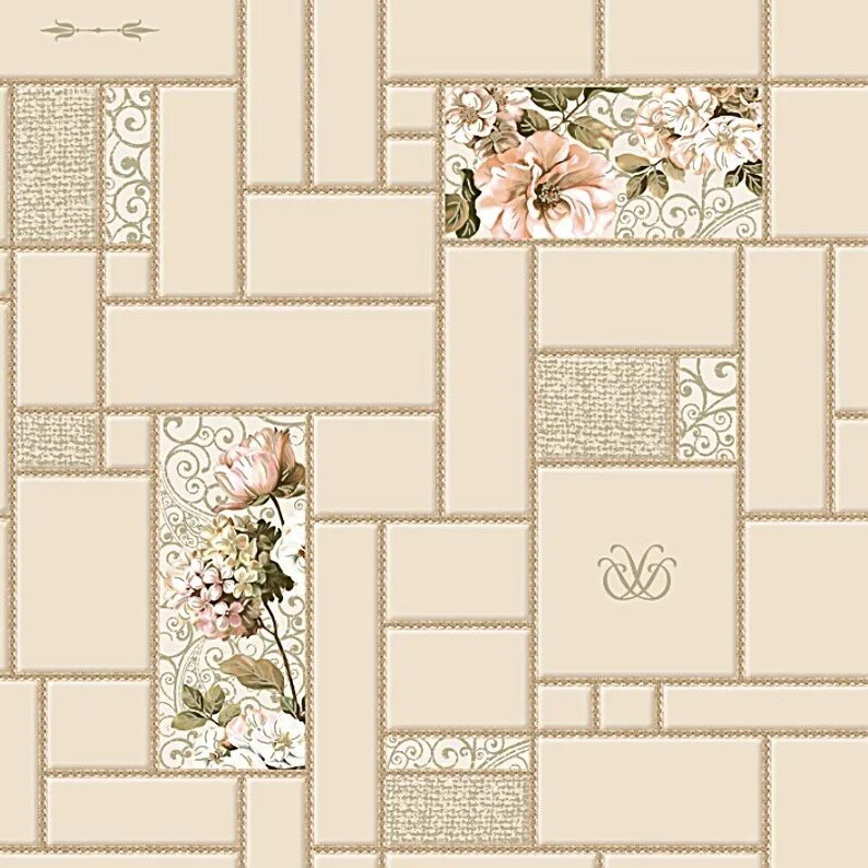 Кухонные обои для стен моющиеся фото Купить Обои Пенза Шарлотта 01 винил на флизе 0,53*10м c бесплатной доставкой в Е