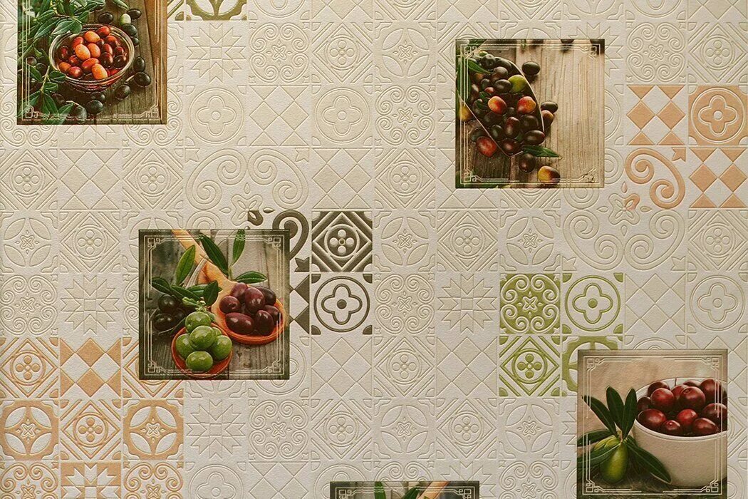 Кухонные обои для стен моющиеся фото Обои Sonet Корфу 900305