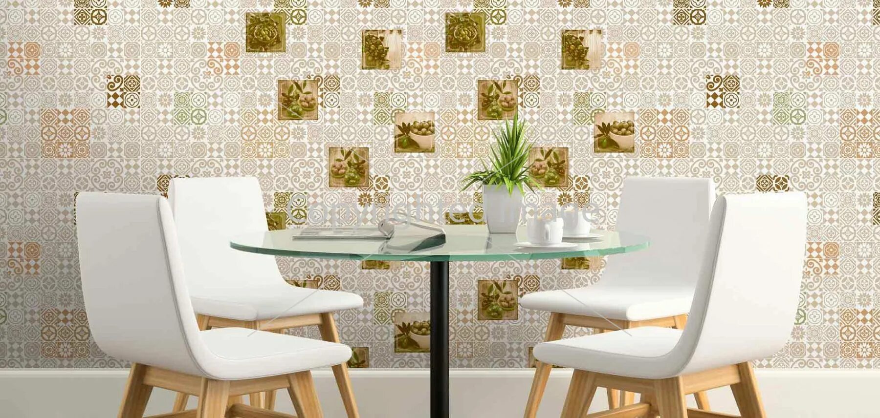 Кухонные обои для стен моющиеся фото Обои 900304 Elysium СКОП Корфу