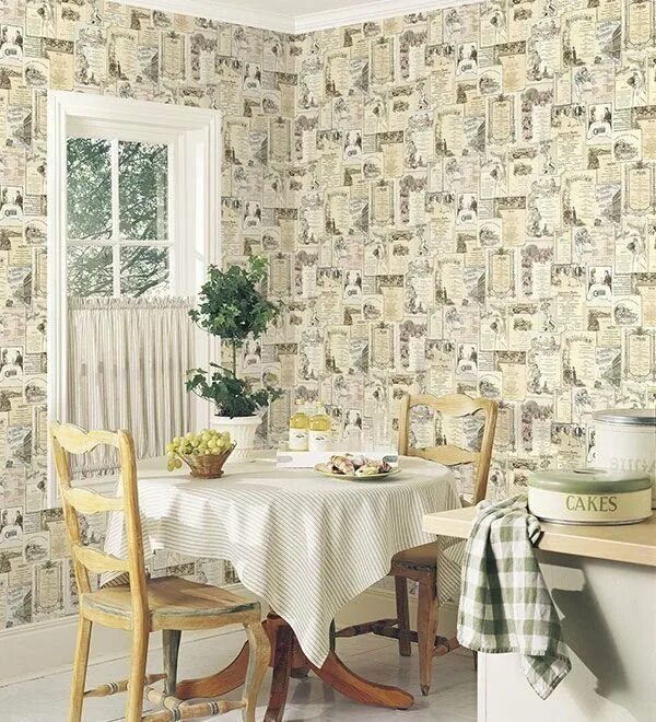Кухонные обои для стен моющиеся фото Aura FK26955 Купить обои Aura Kitchen Story 3 в Москве