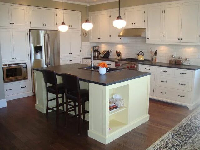 Кухонные островки фото 17 Charming Vintage Kitchen Islands Pics Designer : Great Room Design Design Adv