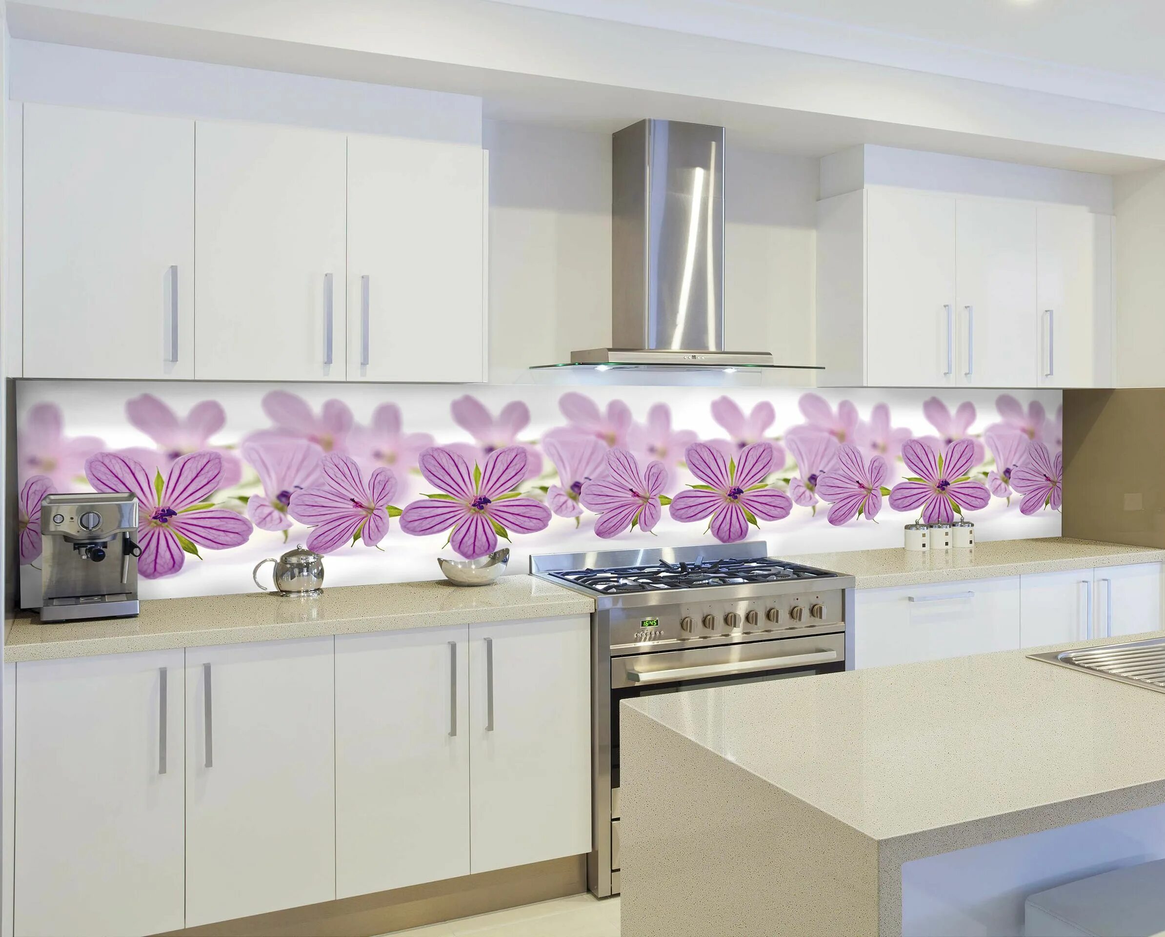 Кухонные панели фартуки из пластика фото Кухонный фартук "Лесная фея" 3000х600 мм, АБС пластик, термоперевод купить по вы