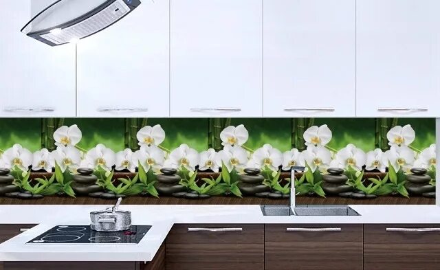 Кухонные панели фото цена Стеновые панели ПВХ Центурион Белая орхидея
