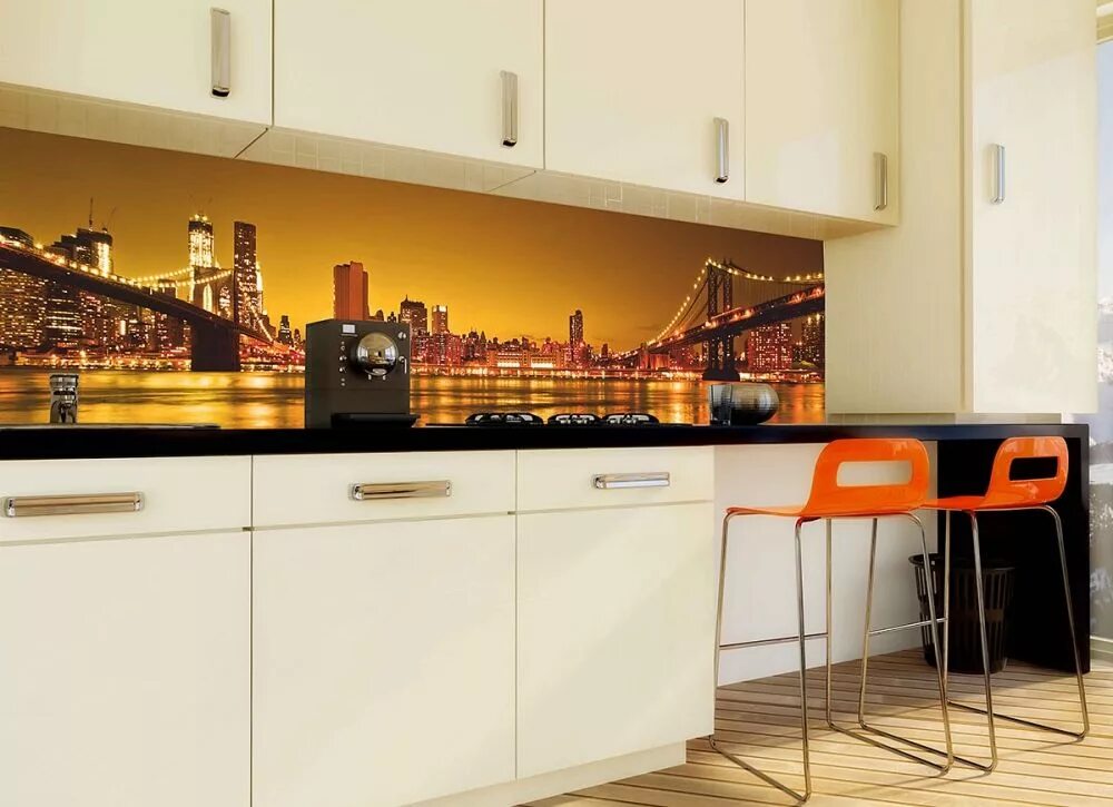 Кухонные панели на стену фото Скинали для кухни. Фото панелей скинали на кухне. Что это такое?