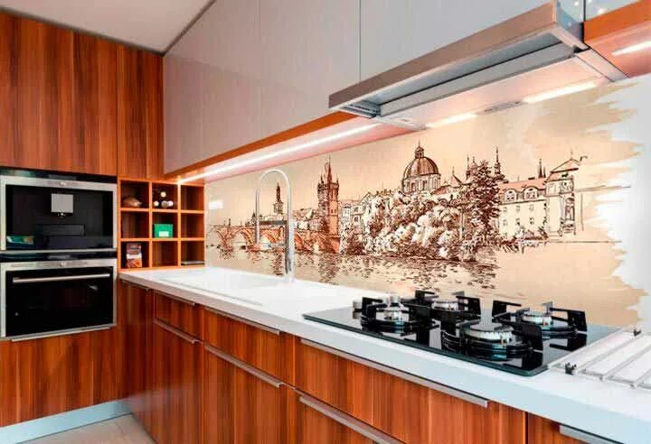 Кухонные панели на стену фото цена Фартук для кухни из стеновых панелей МДФ: 25 фото, гид по выбору и монтажу