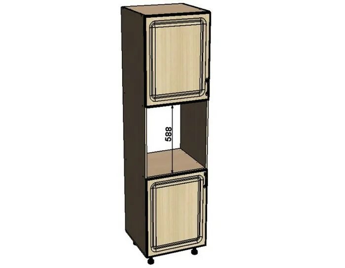 Кухонные пеналы фото цена Кухонный пенал Моника PA60V в Краснодаре - МебельПик