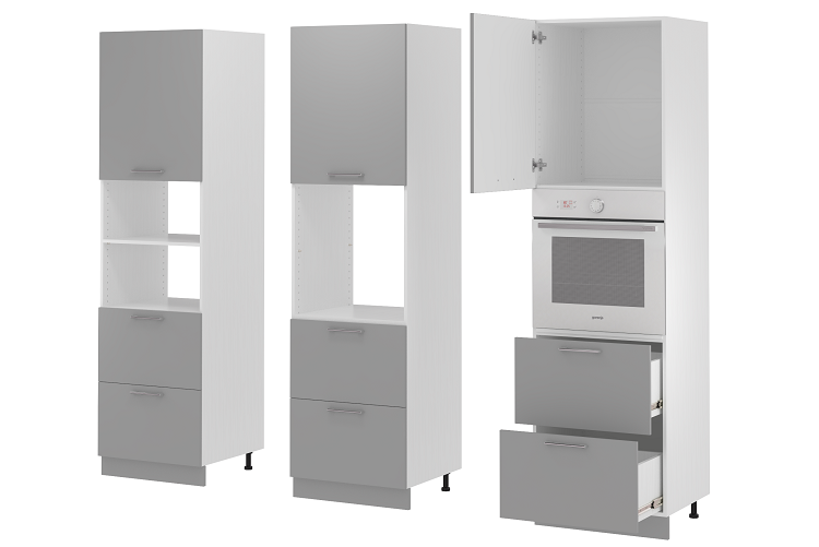 Кухонные пеналы угловые фото Кухонный пенал П62 "Авенза"