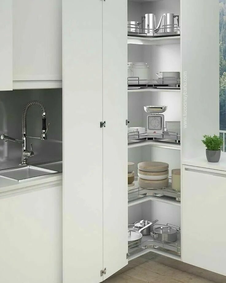Кухонные пеналы угловые фото Pin on آشپزخانه و کابینت,kitchen & cabinets t Kitchen cabinet design, Corner kit