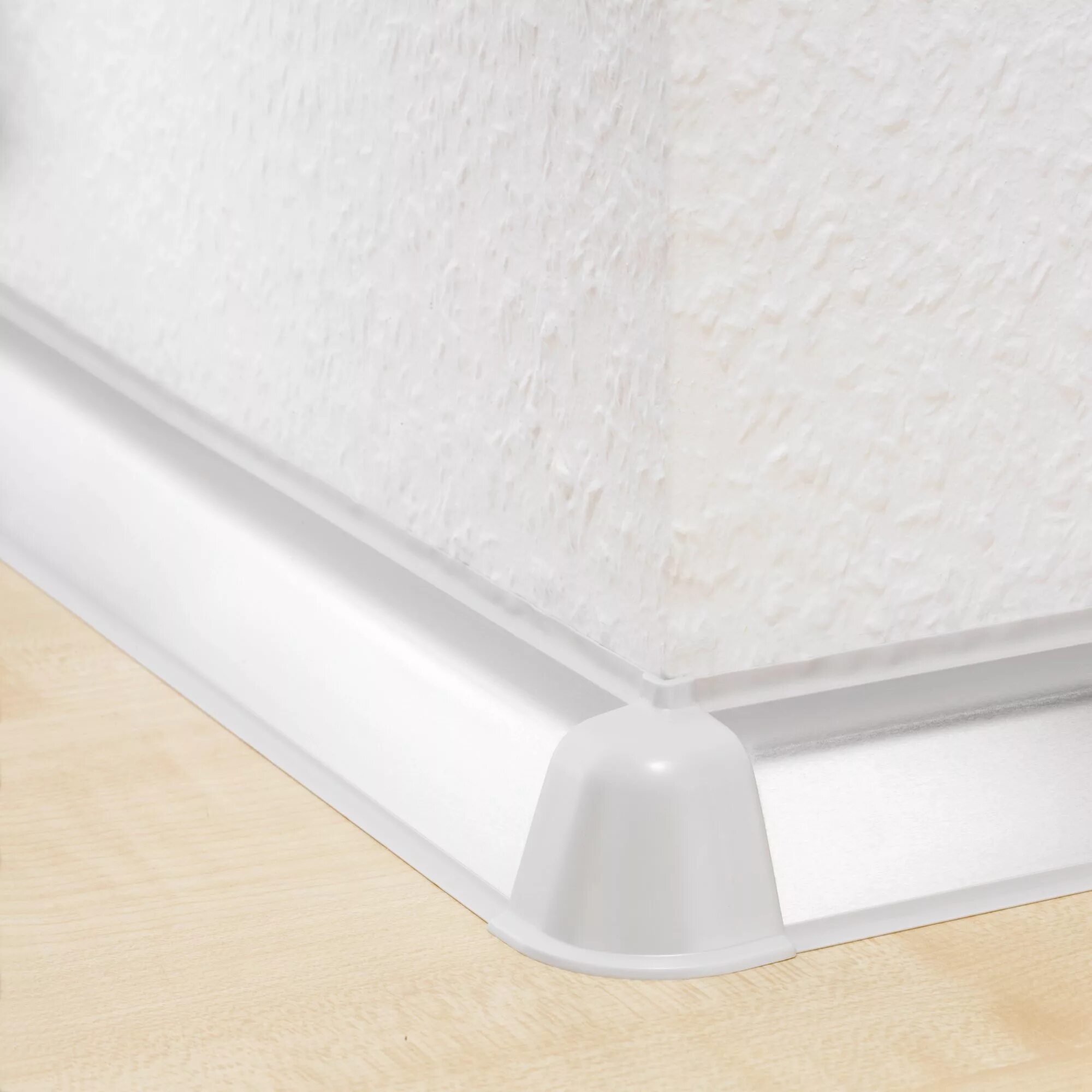 Кухонные плинтуса фото Плинтус-118 Бук баденский 4200мм. ПП (уплотнитель слоновая кость-92107) 631335-0