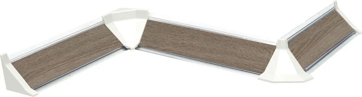 Кухонные плинтуса фото Плинтус кухонный пристенный ДО-007 Дуб Сонома трюфель купить в Екатеринбурге по 