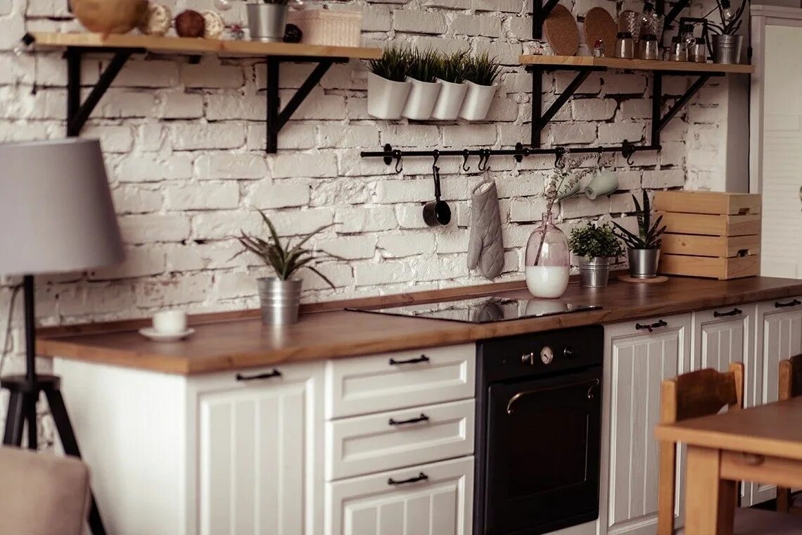 Кухонные полки в стиле лофт Пин на доске Dream Home