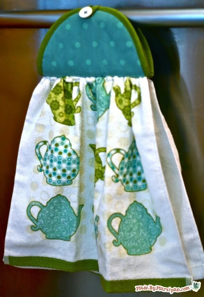 Кухонные полотенца сшить своими руками фото выкройки Made By Marzipan - Kitchen towels crafts, Dish towels, Dish towel crafts