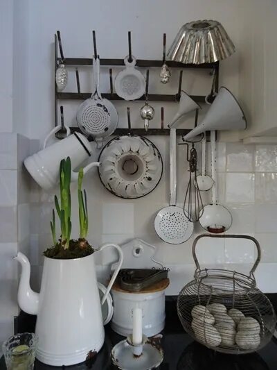 Кухонные предметы интерьера Pin su Shabby Chic & Brocante Idee per la cucina, Barattoli decorati, Arredament