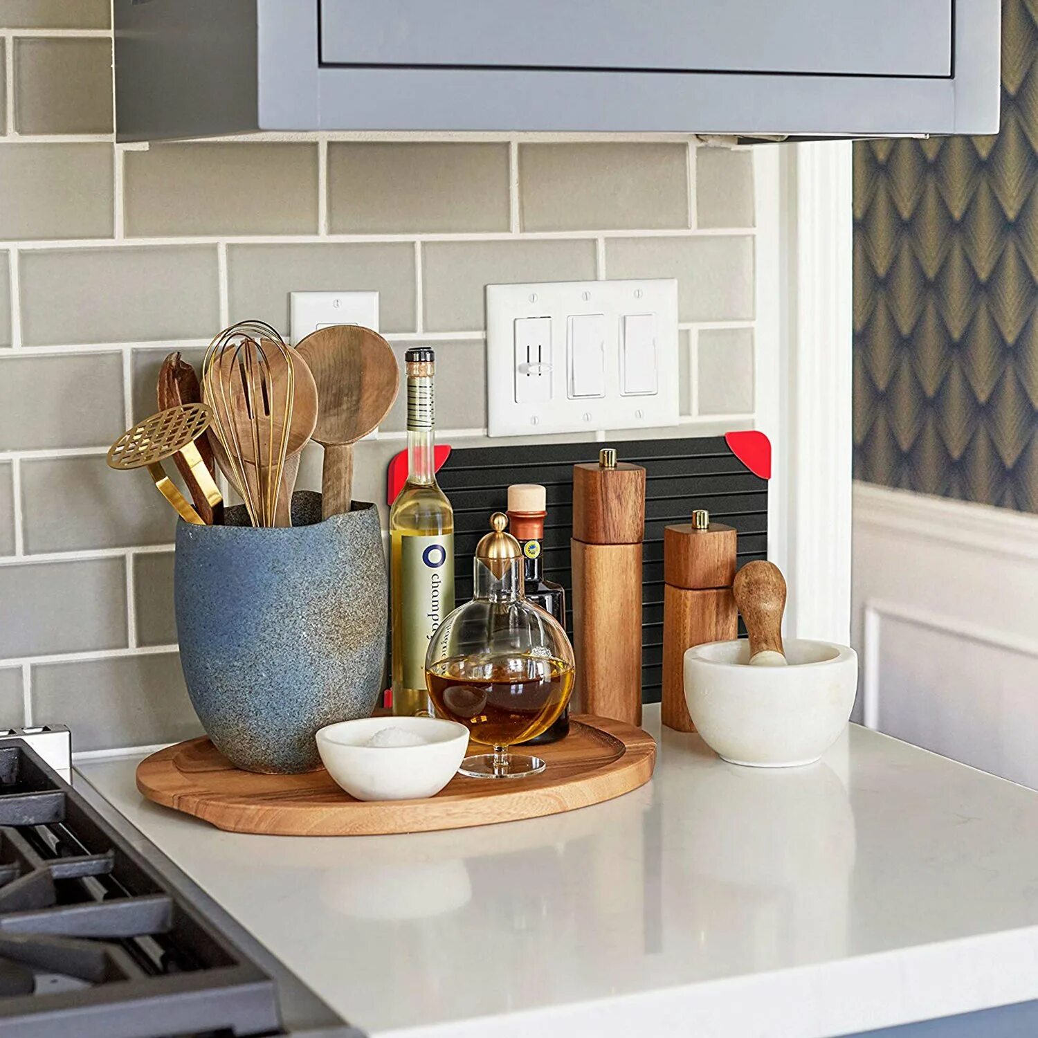 Кухонные предметы интерьера Организация места на кухне - 22 фото