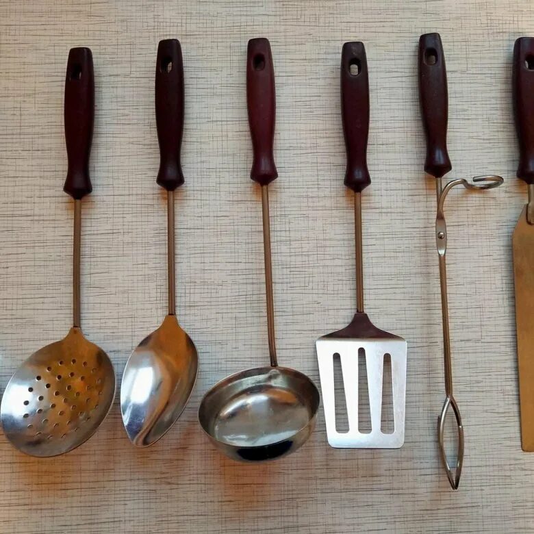 Кухонные принадлежности ссср фото Набор приборы кухонные СССР - купить в Москве, цена 1 400 руб., продано 27 апрел