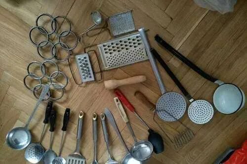 Кухонные принадлежности ссср фото Набор кухонный нержавейка СССР Festima.Ru - частные объявления