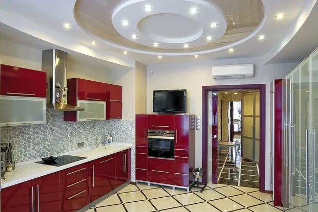 Кухонные ремонты фото Дизайн интерьера кухни 12 квадратных метров: 150 фото идей планировки - INMYROOM