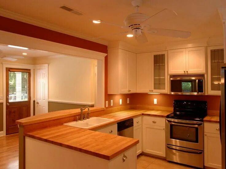 Кухонные ремонты фото Kitchen Countertop Design Ideas - BECOUZ