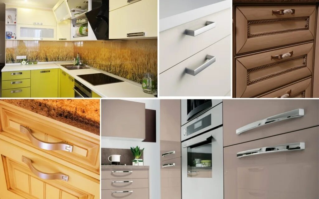 Кухонные ручки фото в интерьере Выбор ручек для мебели - Наши статьи