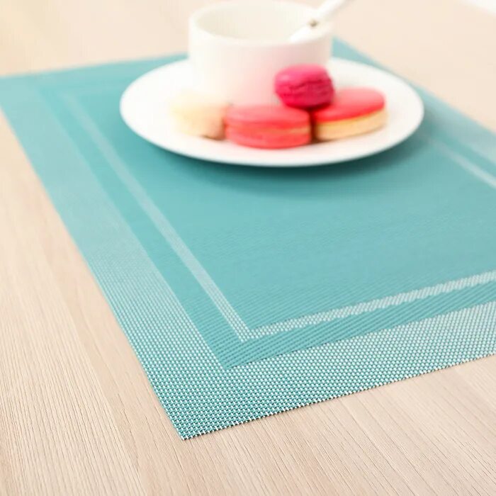 Кухонные салфетки фото Салфетка кухонная 45х30 см "Окно", цвет голубой купить недорого в Москве в интер