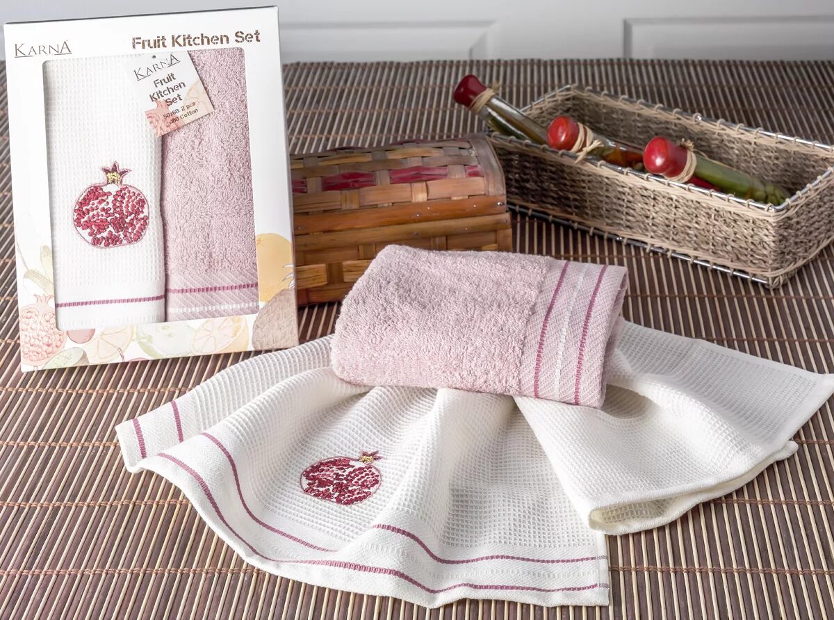 Кухонные салфетки фото Купить салфетки кухонные "karna" repon fruit 50x60 см 1/2, v1 в интернет магазин