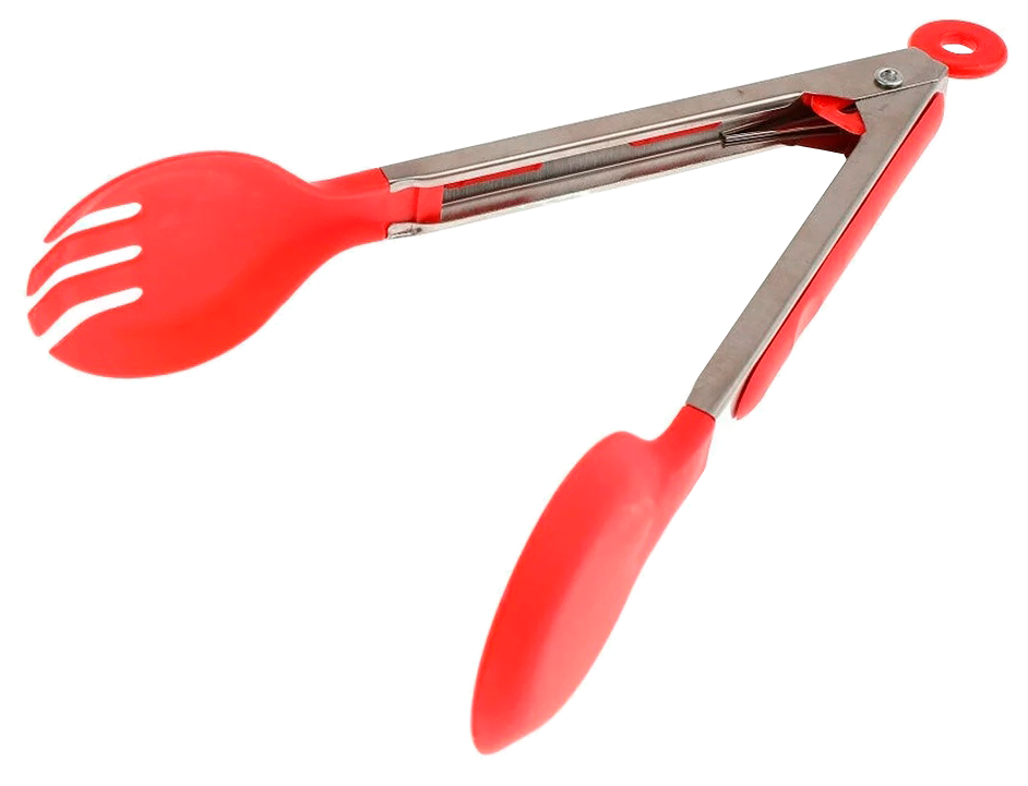 Кухонные щипцы фото Щипцы кухонные Skiico Kitchenware "Палитра" 25 см / Щипцы металлические Красные 