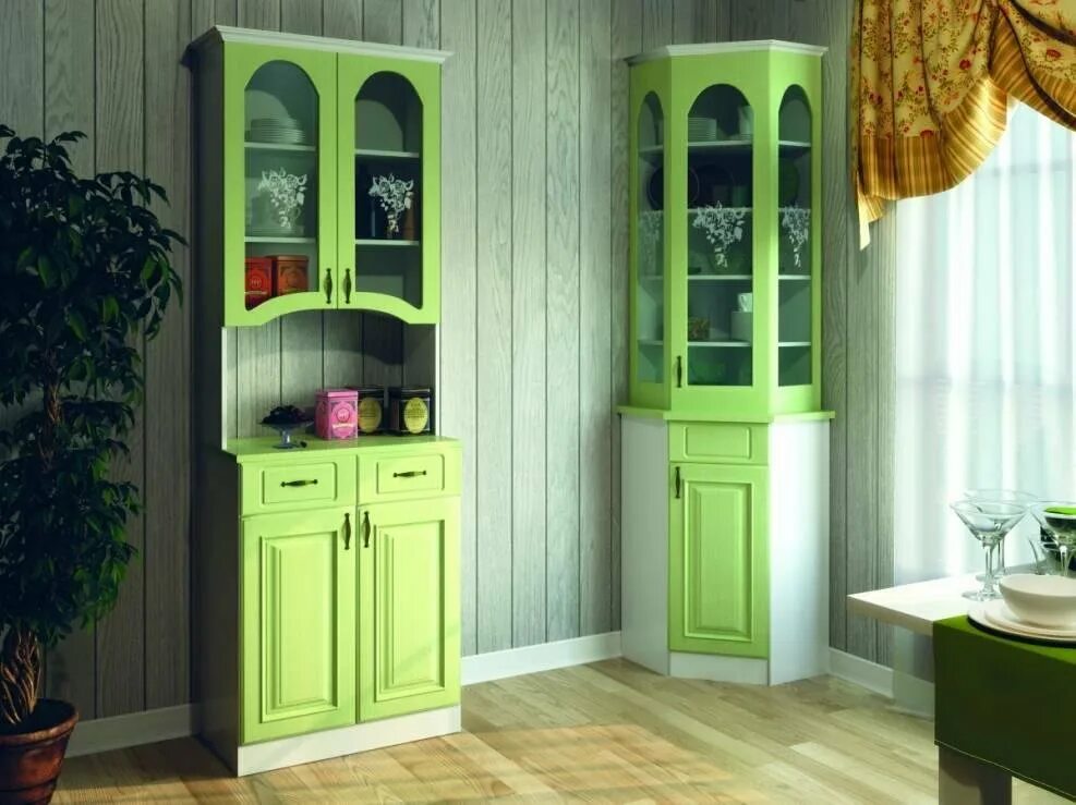 Кухонные серванты фото Буфет для кухни угловой фото - DelaDom.ru