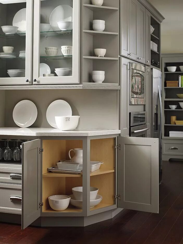 Кухонные шкафы для посуды фото Pin by Bernard Building Center on Storage Solutions Kitchen cabinet door styles,