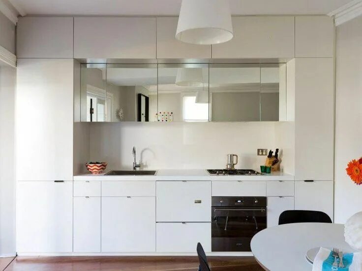 Кухонные шкафы до потолка фото cocinas pequeñas #cocinasChicas Decoración de cocina, Decoracion de cocinas pequ