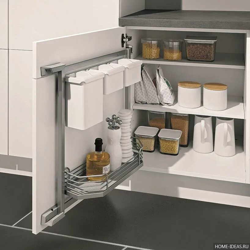 Кухонные шкафы наполнение варианты фото Внутреннее наполнение верхних кухонных шкафов - Дом Мебели.ру