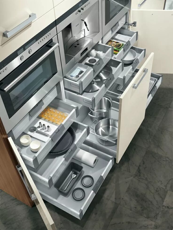 Кухонные шкафы наполнение варианты фото Alles an seinem Platz... Küchendesign, Ewe küchen, Küchen layouts