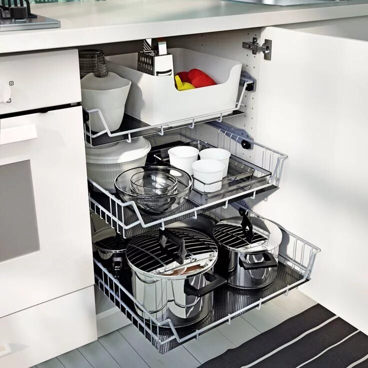 Кухонные шкафы наполнение варианты фото Kuchnia: aranżacje, projekty, pomysły Mobili, Cucine