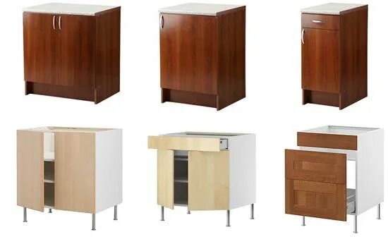Кухонные шкафы цены фото Отдельные предметы мебели для кухни недорого