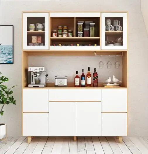 Кухонные шкафы цены фото Современный простой высокий шкаф, шкаф, домашняя кухня, чайный шкаф, винный шкаф