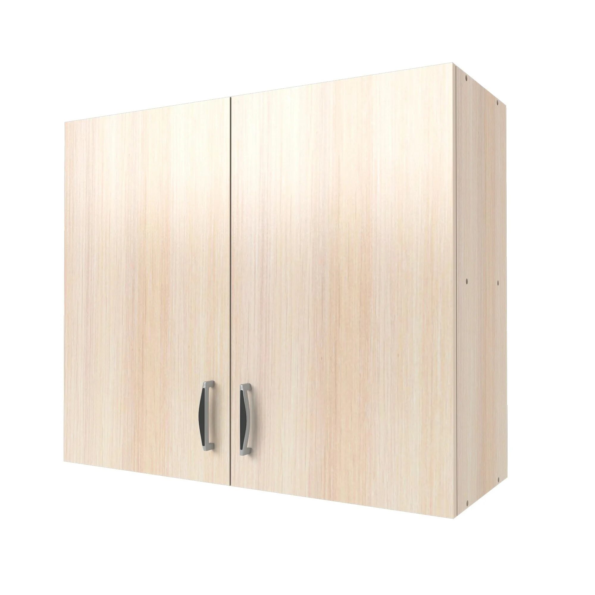 Кухонные шкафы цены фото Шкаф навесной "Дуб молочный Аква" 67.6х80 см, ЛДСП, цвет дуб - купить в Алматы п