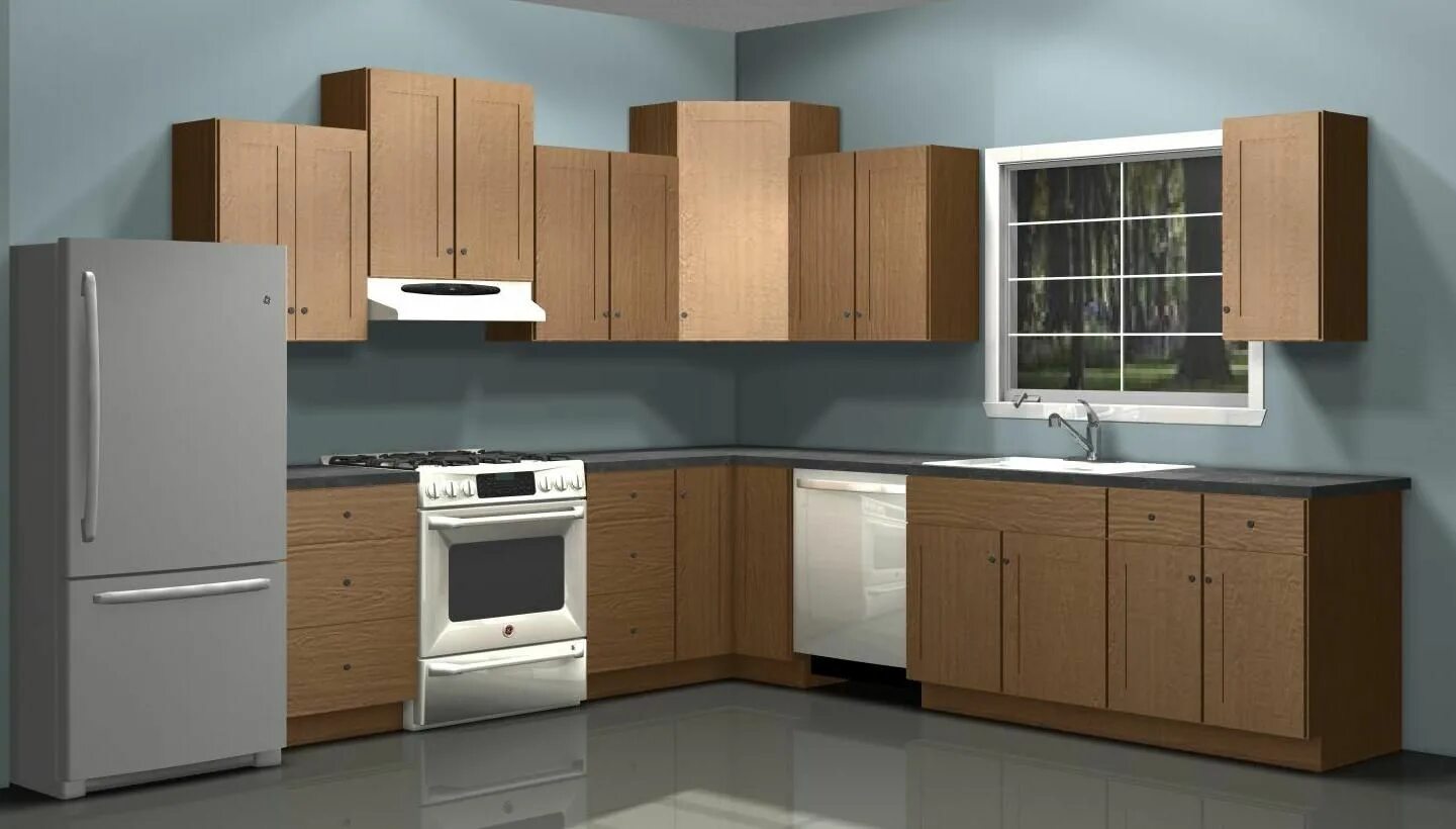 Кухонные шкафы цены фото Using different wall cabinet heights in your IKEA kitchen Kitchen wall cabinets,