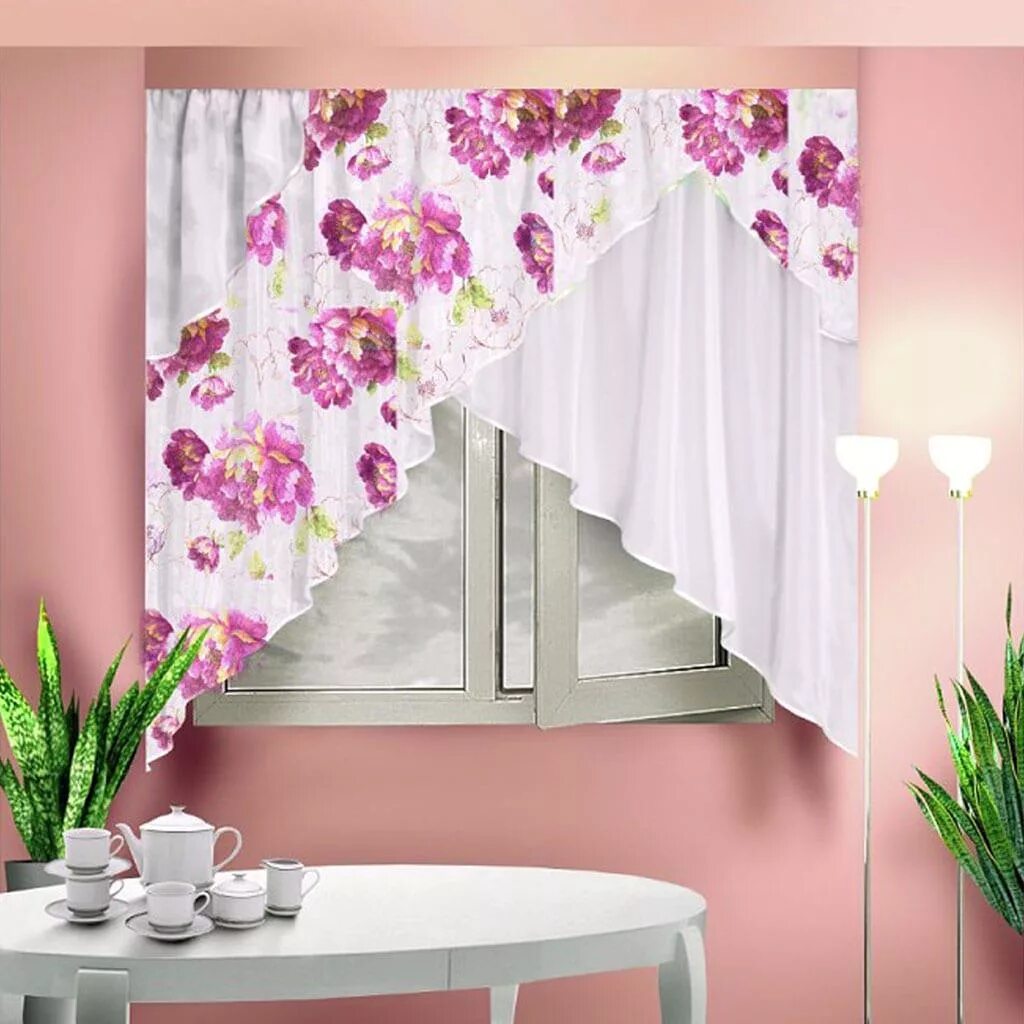 Кухонные шторы 2024 фото Штора для кухни Анита купить в Минке по выгодной цене - "АРТДЕКОР ЛЮКС"