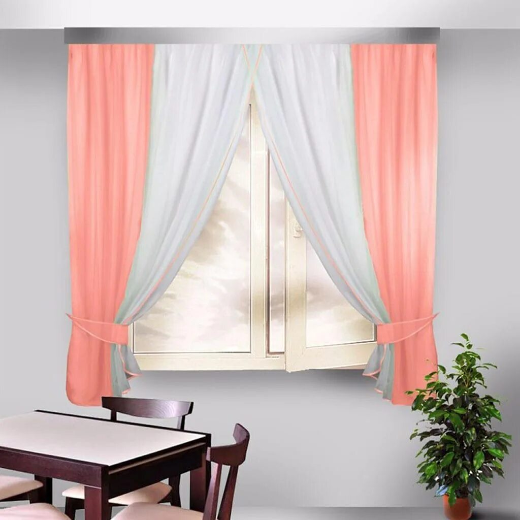 Кухонные шторы до подоконника фото Томдом шторы для кухни до подоконника - 4sofa.ru