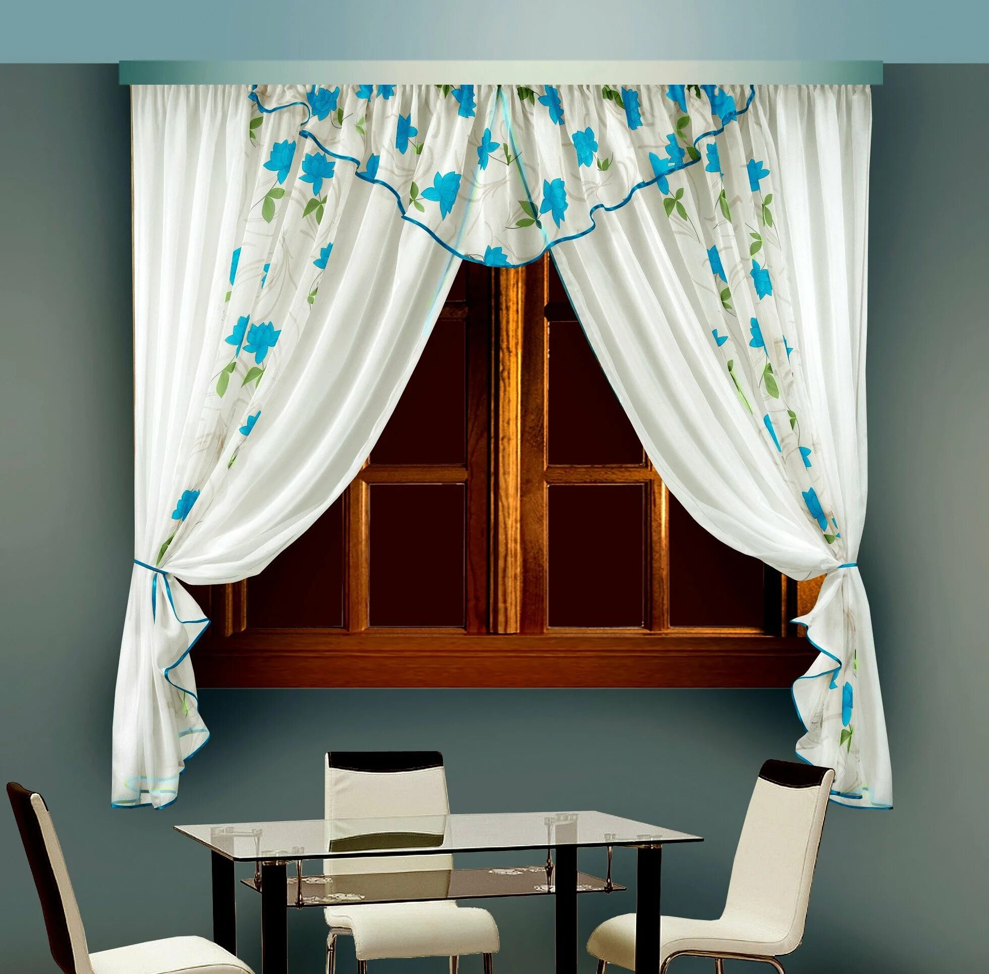 Кухонные шторы фото для кухни Как называются короткие шторы: найдено 89 изображений