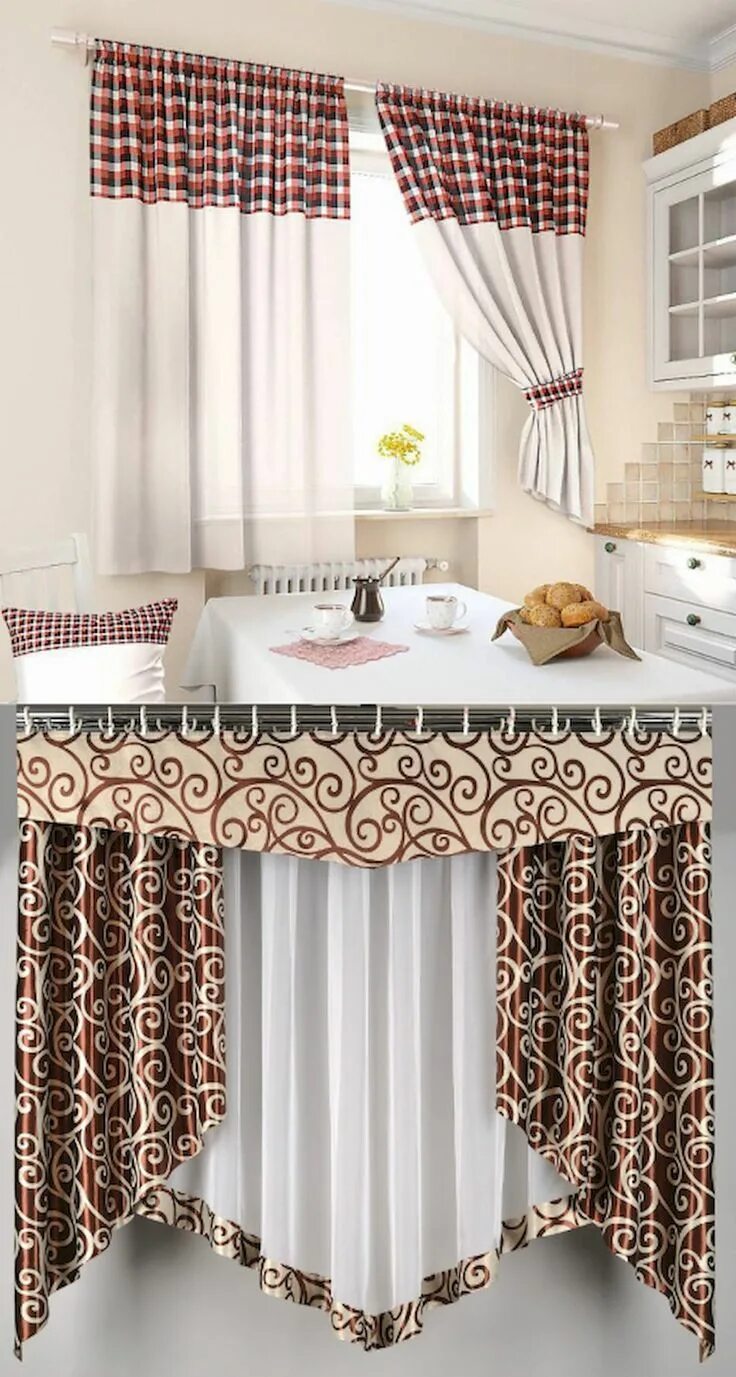 Кухонные шторы фото современный Design Luxury curtains for your home Cortinas para cozinha, Melhores cortinas, C