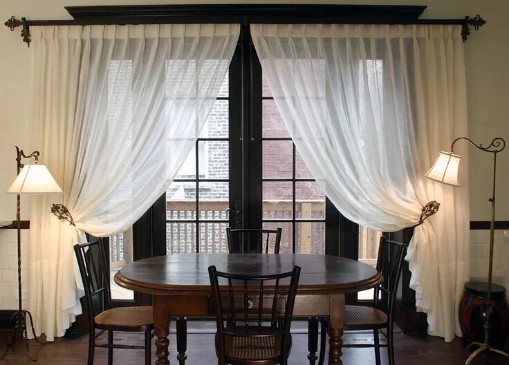 Кухонные шторы на большое окно фото CHURCH RECTORY RESIDENCE Curtain designs, Curtains, Unique curtains