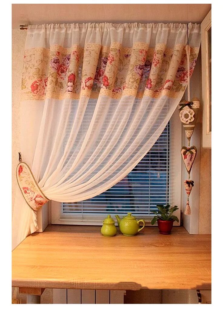 Кухонные шторы своими руками фото Пин от пользователя Татьяна на доске Шторы Стили декора для дома, Шторы, Украшен