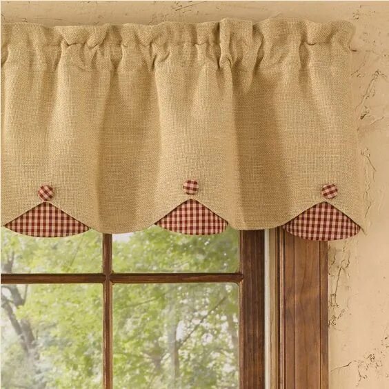 Кухонные шторы своими руками фото Curtains, Curtain decor, Diy curtains