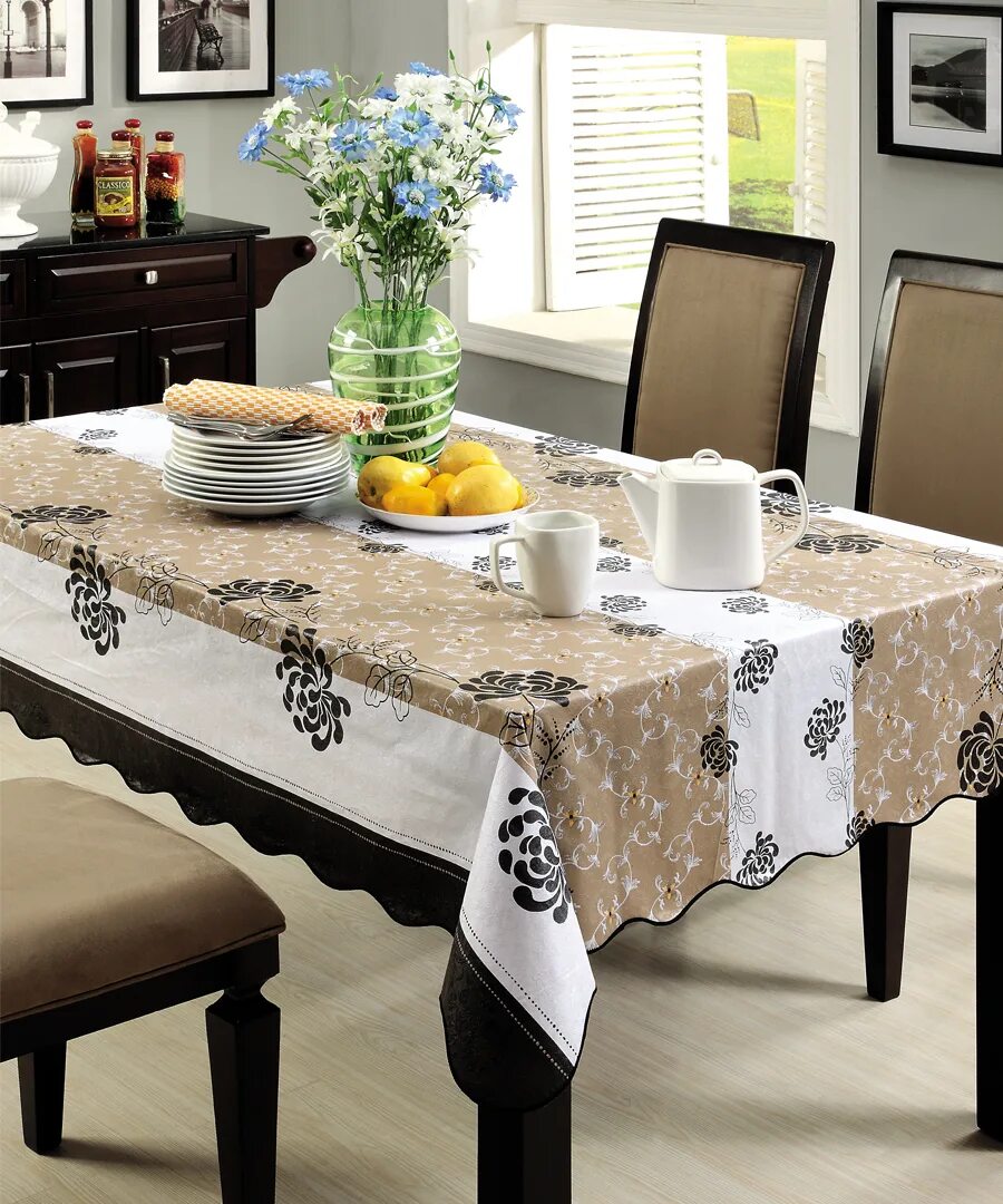 Кухонные скатерти фото Скатерть GUTTENHAUS 110x140см - купить в интернет-магазине OZON с доставкой по Р