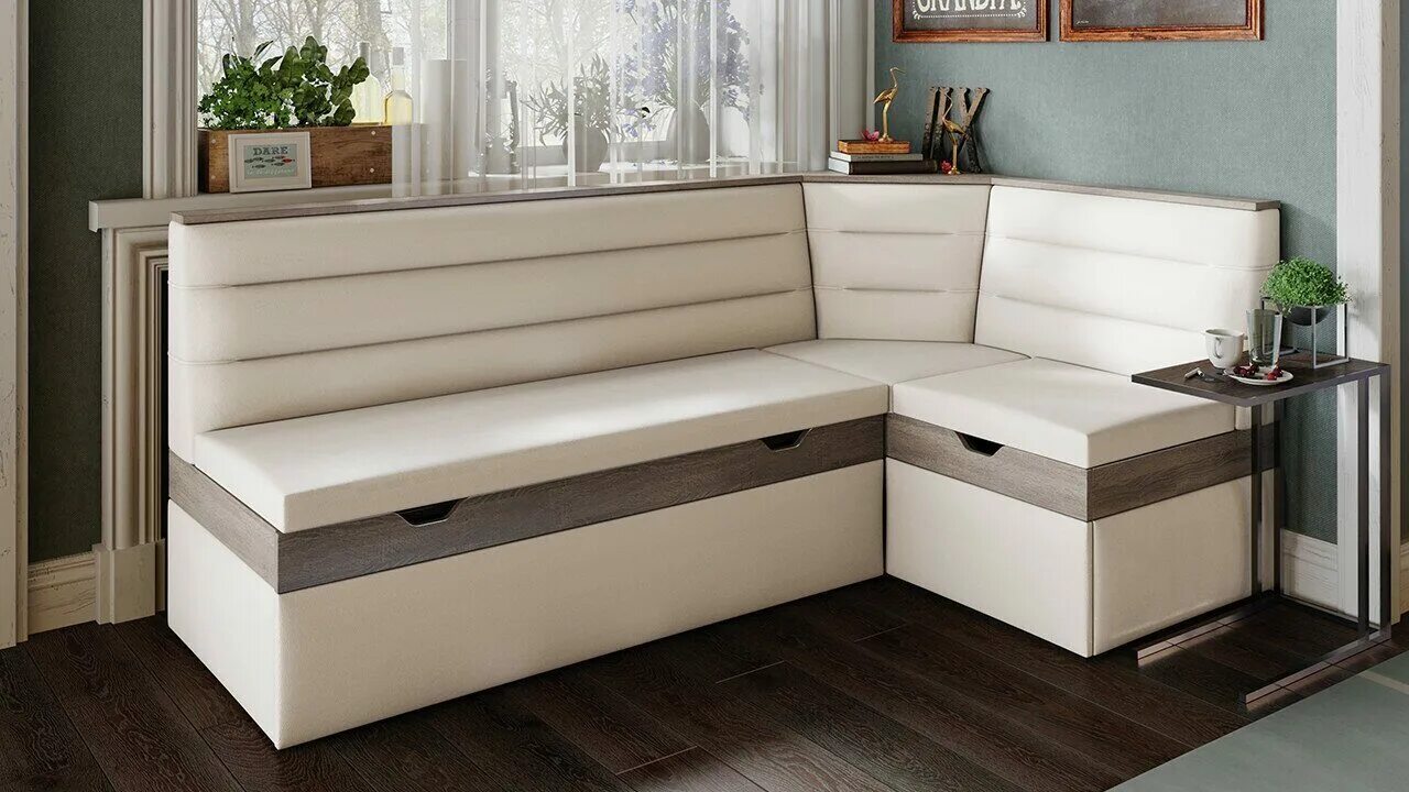 Кухонные спальные уголки фото Стильные кухонные уголки по низким ценам - заказать мебель от производителя