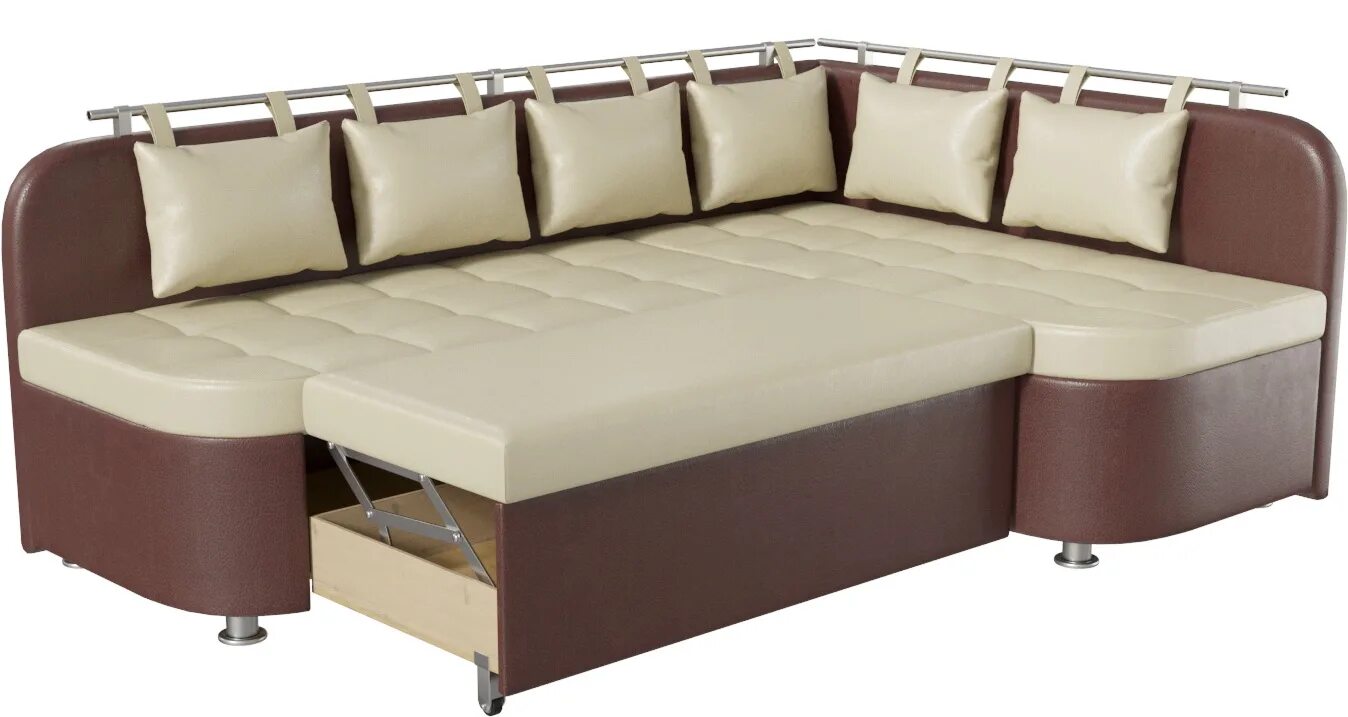 Кухонные спальные уголки фото цены Раскладной уголок на кухню со спальным местом - CormanStroy.ru