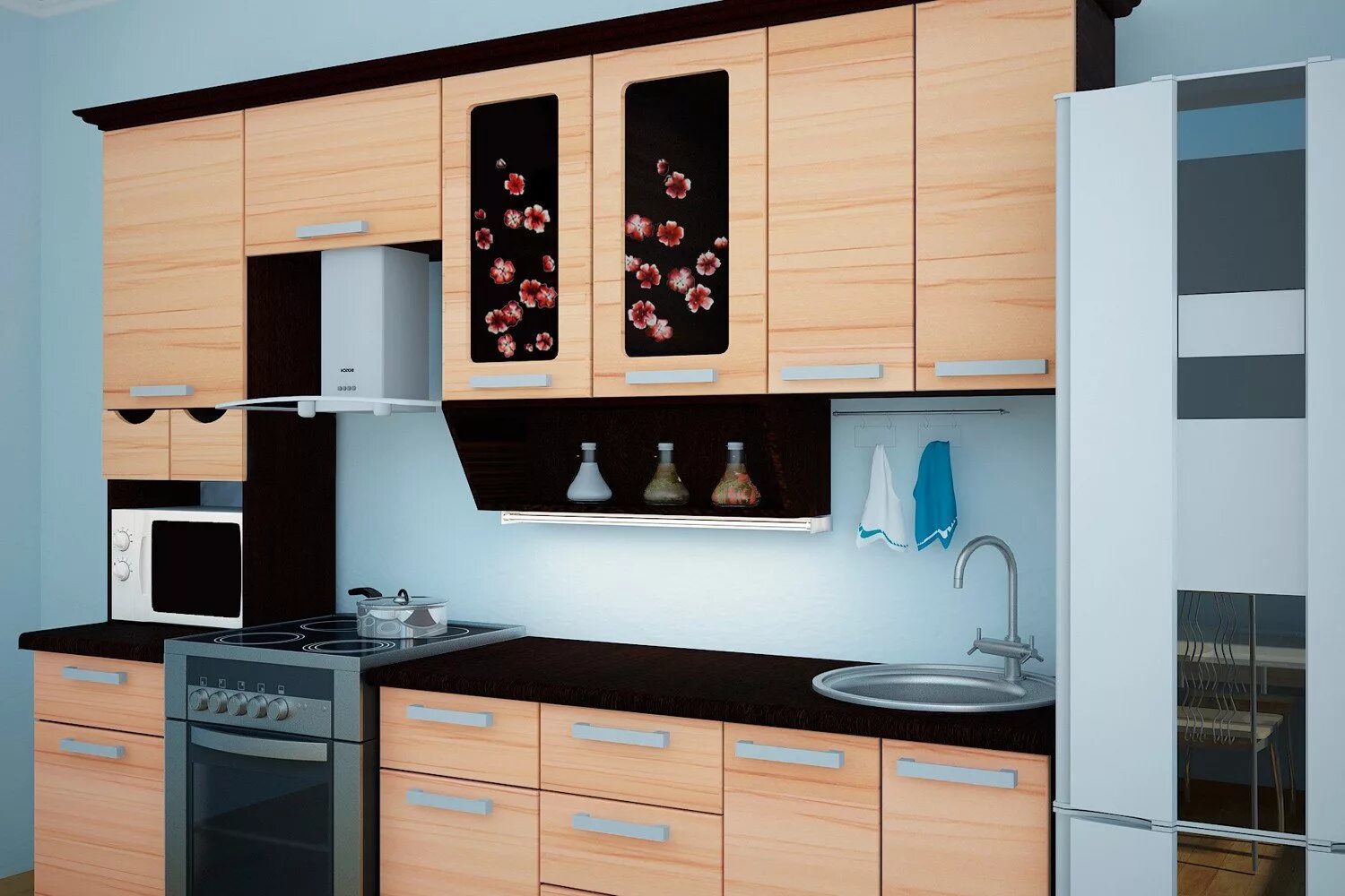 Кухонные стенки фото Виды фасадов для кухни: какие выбрать +75 фото примеров